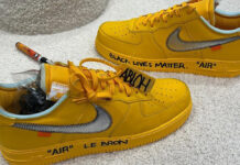 Virgil Abloh Ký Tặng LeBron James Một Đôi Off-White ™ x Nike Air Force 1 Low “Yellow”