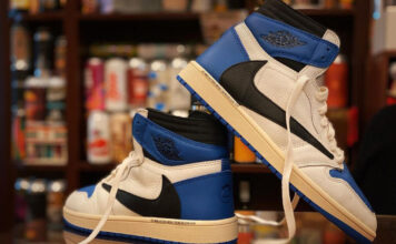 Check giày Jordan 1 High Fragment x Travis Scott “Backdoor” như thế nào?