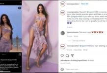 Ngọc Trinh lại tiếp tục bị tố sử dụng váy nhái thêm một lần nữa!