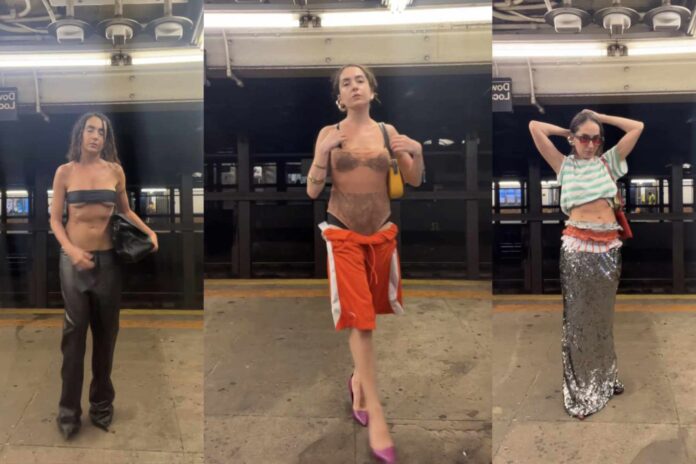 tiktoker kyan kira diện đồ táo bạo