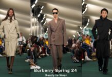 BST Burberry Spring 2024 RTW: Điểm nhấn về sự trong trẻo, tối giản và sắc nét