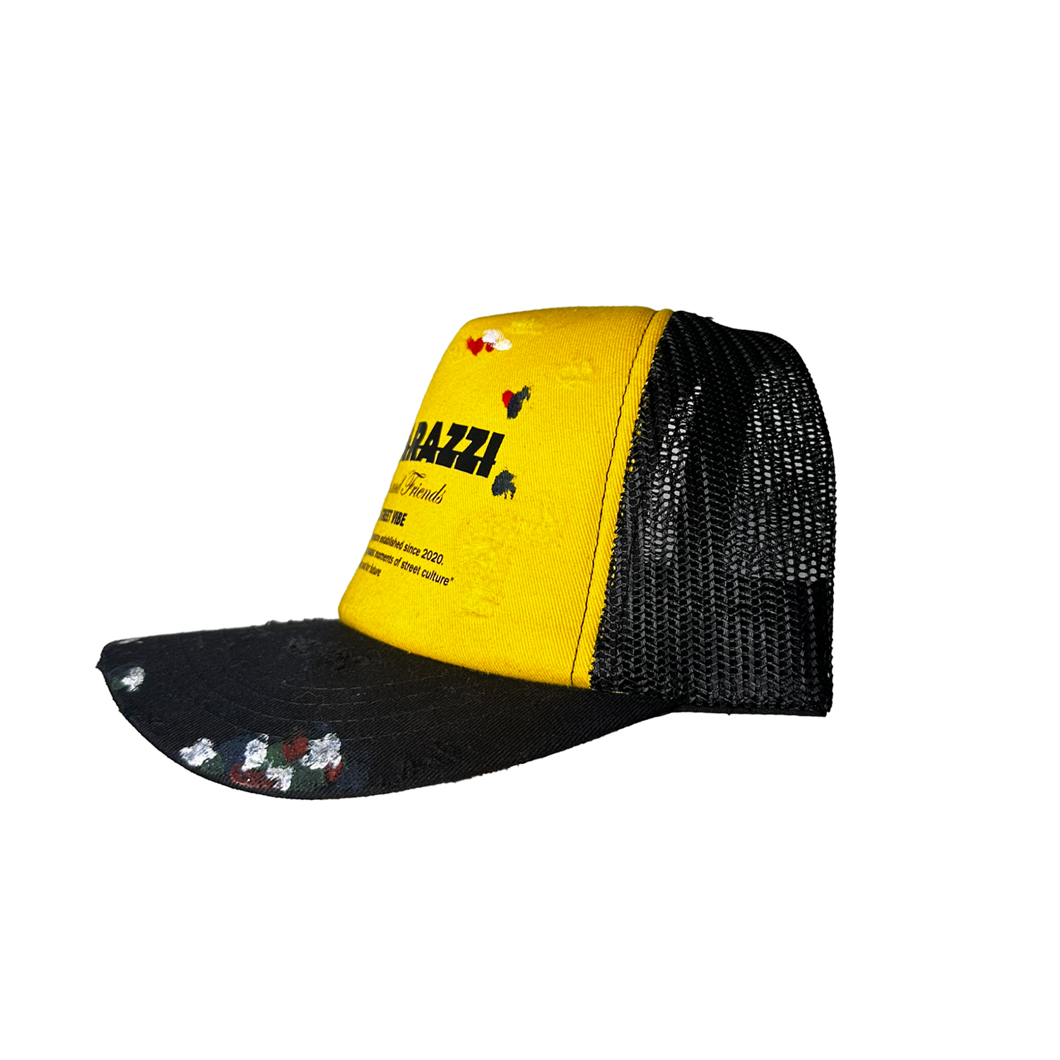 STREET VIBE "PAPARAZZI Trucker Cap" - Black - Ảnh 3