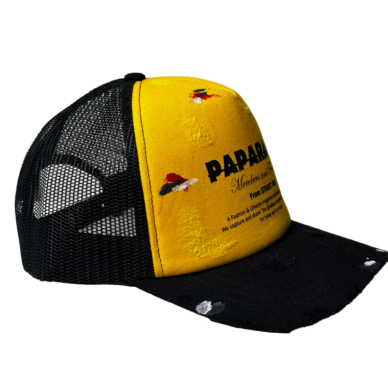STREET VIBE "PAPARAZZI Trucker Cap" - Black - Ảnh 2