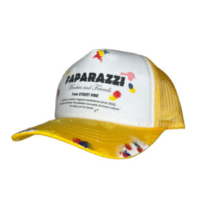 STREET VIBE "PAPARAZZI Trucker Cap" - White