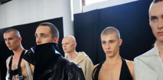 Rick Owens Spring 2026 Menswear : bản giao hưởng giữa hỗn loạn và tình yêu